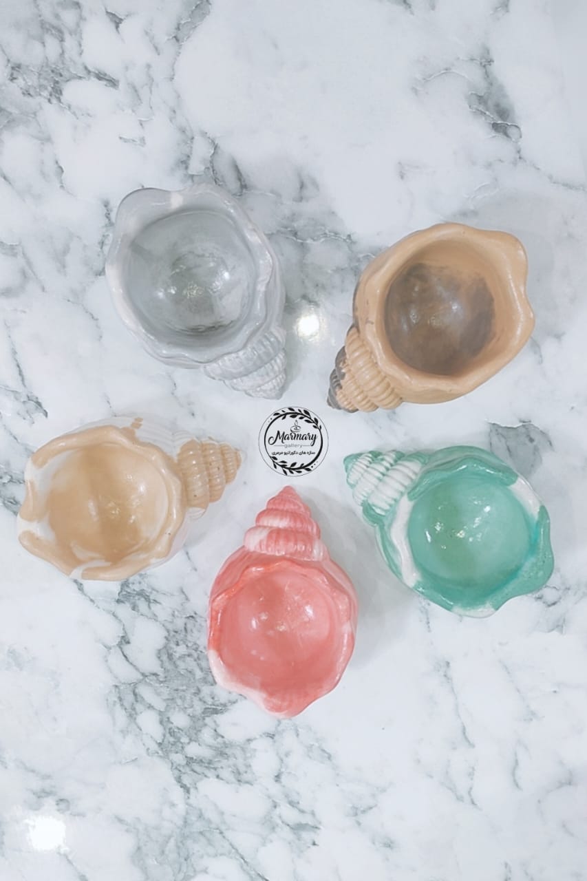 جا وارمری صدفی (ظرف شمع)