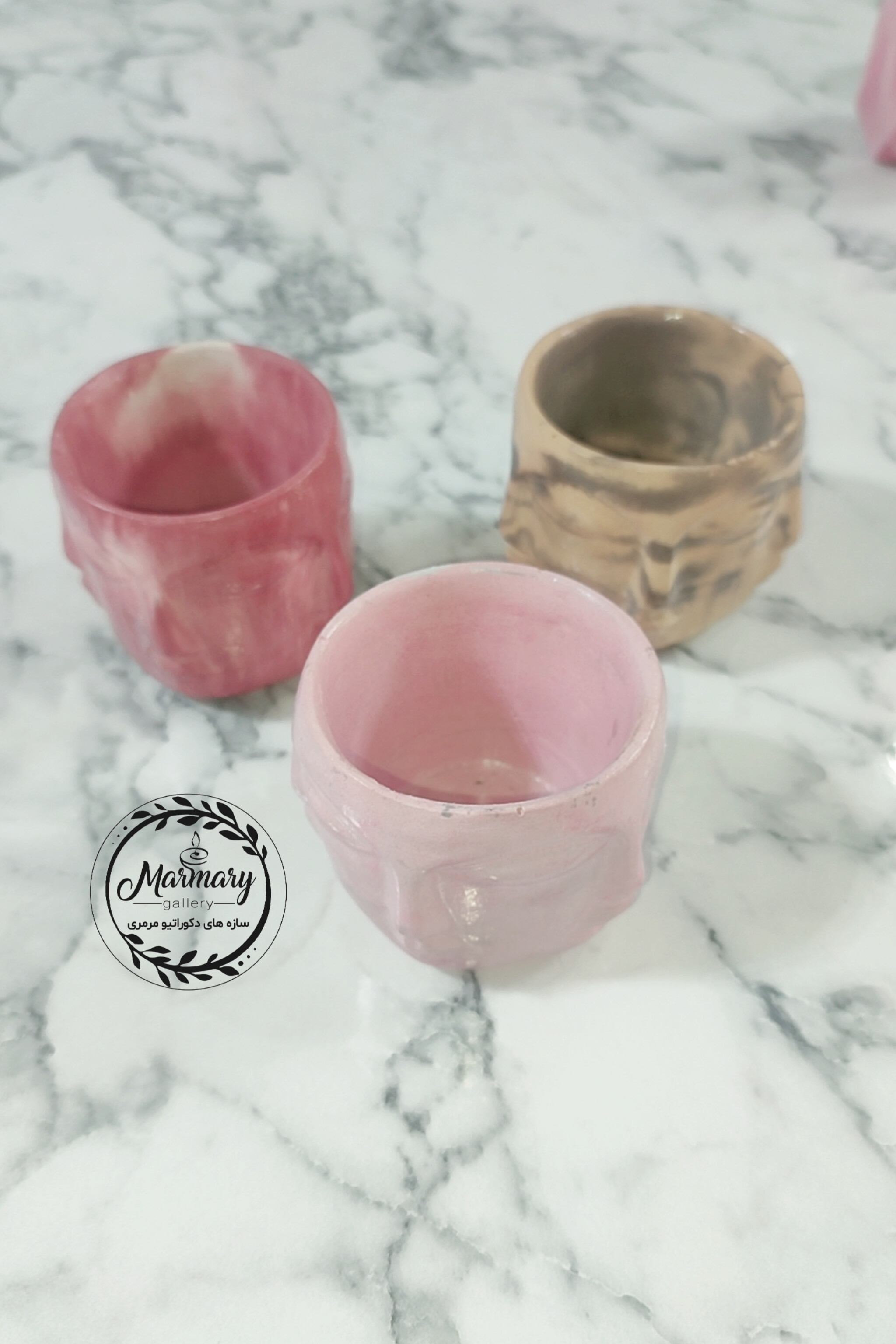 گلدان طرح چهره